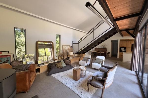 Maison d'architecte en bois 4 chambres à Arradon